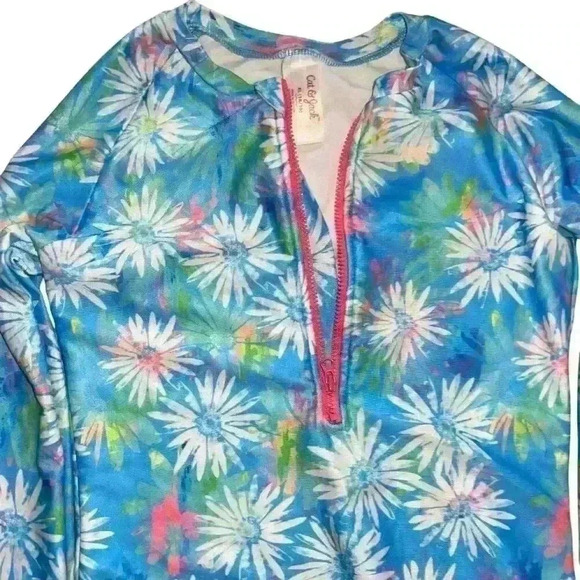 Cat &‎ Jack Sz XL Long Sleeve One Piece Swim Suit - Picture 7 of 7